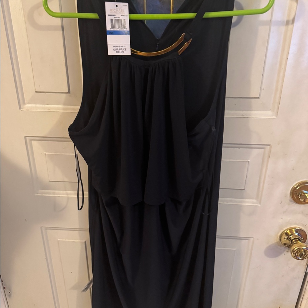 MICHAEL Michael Kors Black Backless Dress